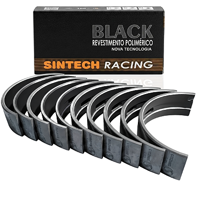 Bronzina de Mancal Ford Vw Ap 1.6 1.8 2.0 8v Racing Black Alta Performance Trimetalica Sintech