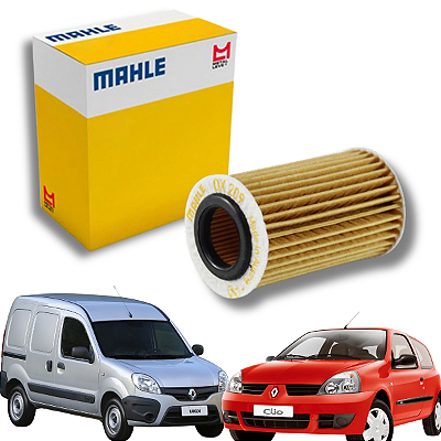 Filtro De Óleo Papel Renault 1.0 8/16v Clio Twingo Kangoo OX209D Mahle