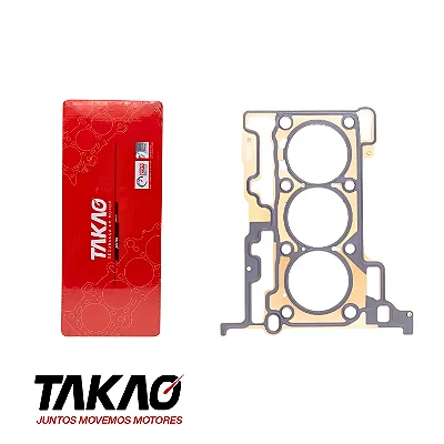 Junta de Cabeçote Ford Ka Ka+ 1.0 12V 3 Cil 2014 em diante Sigma Metalica chapa Takao