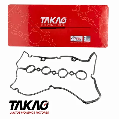Junta Tampa Válvulas Gm Cruze Tracker Sonic Ecotec 1.6 1.8 16V com vedadores da vela Takao