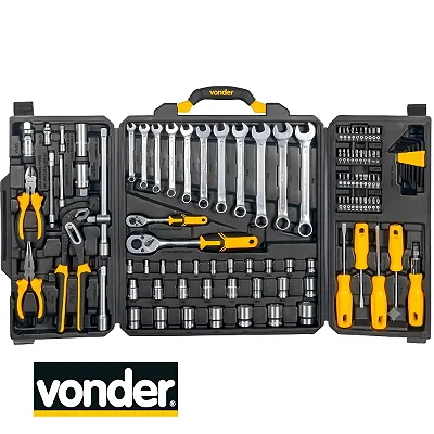 Kit De Ferramentas Combinadas Vonder 110 Peças