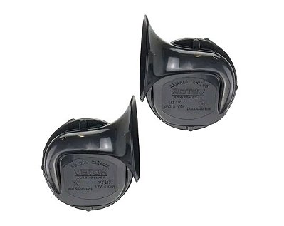 BUZINA AUTOMOTIVA VETOR CARACOL UNIVERSAL DUPLA
