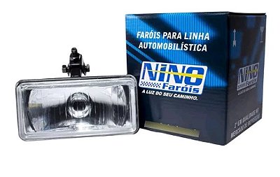 FAROL MILHA AUXILIAR H3 RETANGULAR BRANCO 152X78MM - UNIVERSAL