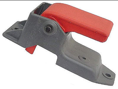 MAÇANETA INTERNA DA PORTA LADO ESQUERDO / LADO DIREITO CINZA PINO PLÁSTICO - MERCEDES HPN / 709 / 1618 (000914 / 000942 / 511134 / 511139)