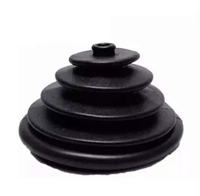 GUARDA PÓ ALAVANCA CÂMBIO (PRETO) CARA PRETA - MERCEDES 709 / 1113 / 1313 ... (3452677096 / 001554)