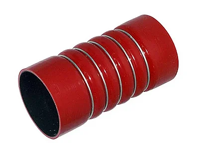 MANGUEIRA INTERCOOLER 100X200MM 5 ANÉIS SILICONE VERMELHA - MERCEDES AXOR (9585013382 / 001840)