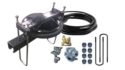 KIT SUSPENSOR LEVANTAR EIXO CARRETA CAMINHÃO CARRETA 1020MM COM KIT DE MONTAGEM