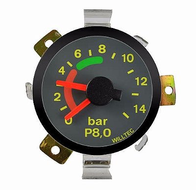RELOGIO MANOMETRO AR DUPLO (ROSCA INTERNA)10,0 BAR - MERCEDES (W03050 / 0015426908 / 508510)