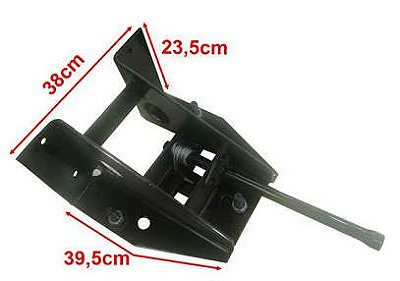 SUPORTE ESTEPE TRUCK VOLKS TODOS RODA /10 FUROS