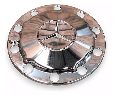 Sobre Tampa do Cubo Tração Reduzido Mercedes-Benz Cromada
