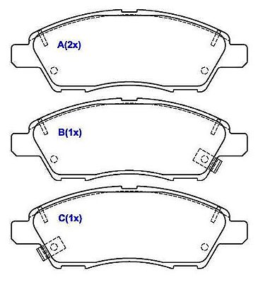 PASTILHA FREIO DIANT. NISSAN MARCH 1.0/1.6 12 ...