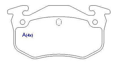PAST TRAS XSARA 1.8/2.0 16V SIST BENDIX