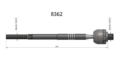BARRA AXIAL  AZERA 05/... SONATA 06/...