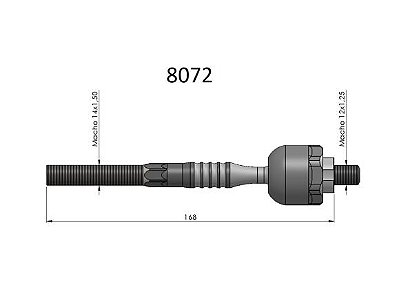 BARRA AXIAL  CIVIC 96/ 2011 ELETRICA