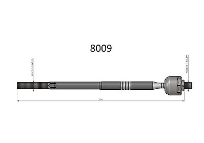 BARRA AXIAL ESCORT 93/96 HID.TRW