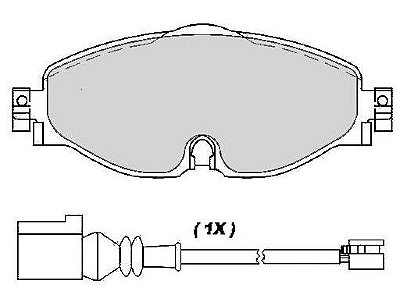 PASTILHA DIANTEIRA NOVO GOLF 1.4 2.0 14/...