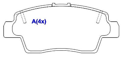 PASTILHA DIANT KWID 1.0 19/... (DISCO VENTILADO)