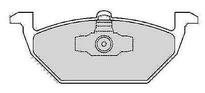 PASTILHA FREIO DIANT.CROSSFOX ARO 15