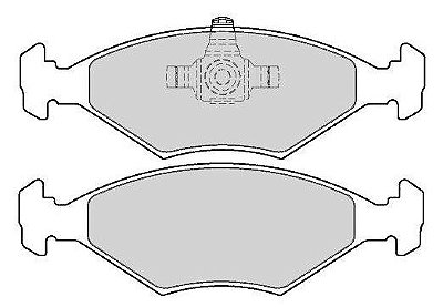 PASTILHA DIANTEIRA UNO FIRE 2009/...