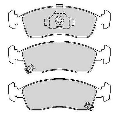 PASTILHA DIANT COBALT, ONIX 12/... NOVO PRISMA 13/... (S/ ABS)