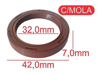 RETENTOR VIRAB. DIANT. EA111 KOMBI POLO FOX CRUZE SONIC