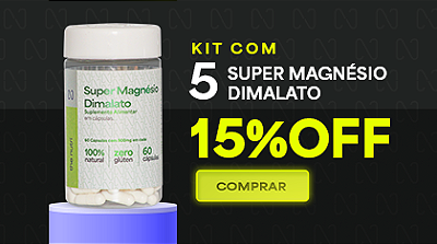 Mini Banner 1 - Kit - Super Magnésio Dimalato - Marca THE NUTRI