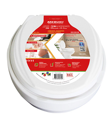 Assento Slim Almofadado Elevado 7,5 CM