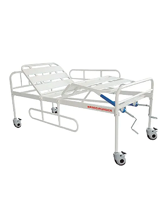 Cama Hospitalar 2 Movimentos Manual - Dellamed
