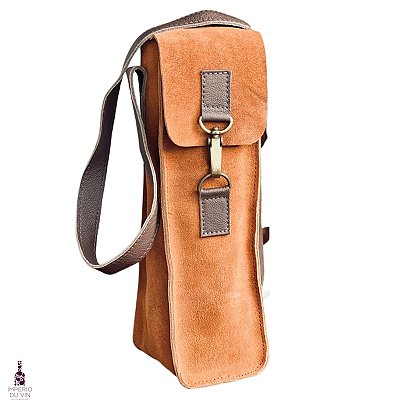 Bolsa de Couro Rústico Marrom