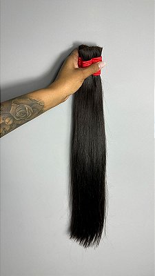 Cabelo liso Indiano 55cm
