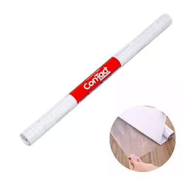Papel Contact Adesivo Incolor 80 Micras 45cmx5m Original