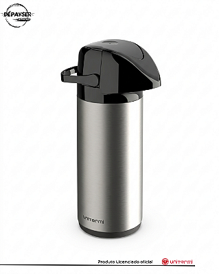 Garrafa Térmica De Inox 1 Litro Café Quente Água Gelada Chimarrão - Unitermi