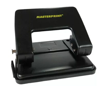 Perfurador Furador Papel C/ Margeador 20 Folhas Masterprint
