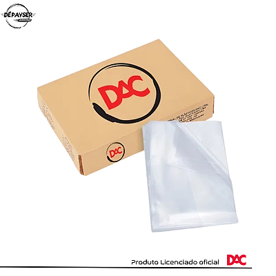 Envelope Plástico Ofício Espessura Fino Dac 4 Furos 100 uni.