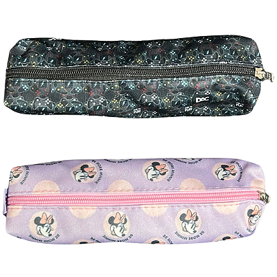 Estojo Escolar Dac Cor Lilás Minnie / Cor Preto Gamer 1 Nível
