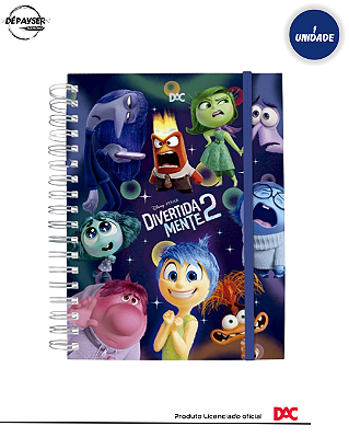 Caderno Inteligente Smart Divertidamente 2 Universitário 20x27,5x3cm