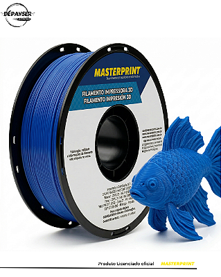 Filamento PETG Azul 1.75mm 1kg para Impressora 3D – Masterprint