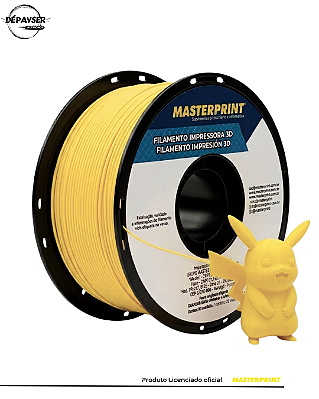 Filamento PLA Amarelo 1.75mm 1kg para Impressora 3D – Masterprint