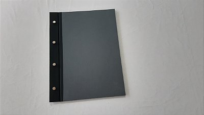 Pasta Catálogo Saphir Cinza e Preto