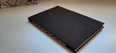 Sketchbook Costura Aparente  Marrom