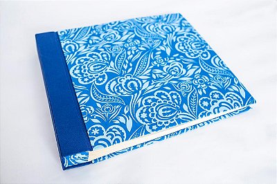 Álbum De Fotos Arabesco Azul