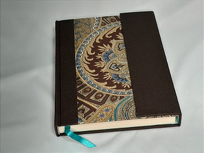 Caderno Marrom - Fecho com Imã