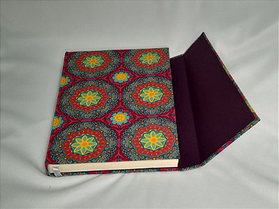 Caderno Mandala Floral - Fecho com Imã