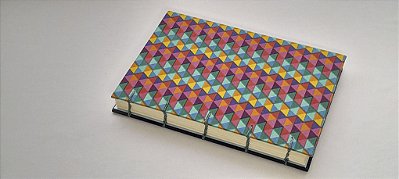 Caderno Costura Aparente Colorido
