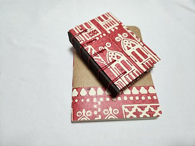 Kit Caderninhos Vermelho Veneza