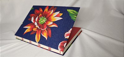 Caderno Costura Aparente Slim Chita Floral