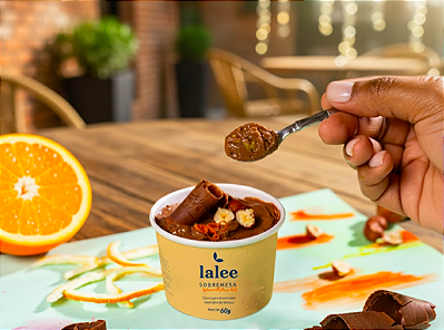 Gelado - Creme de Chocolate Belga com Avelãs Zero - 60g