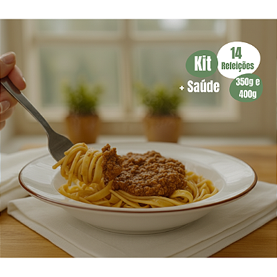 Kit + Saúde - 14 Refeições - 350g e 400g