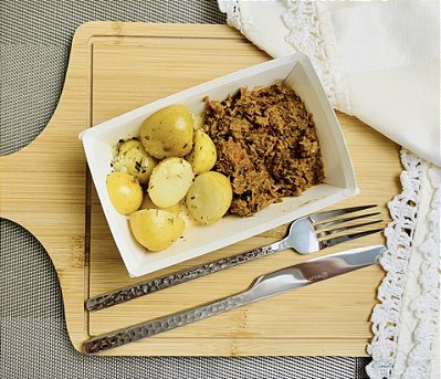 Carne Louca com Batata Bolinha - 200g ou 400g