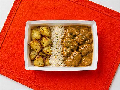Strogonoff de Patinho, Arroz Branco e Batata Sauté - 200g ou 400g